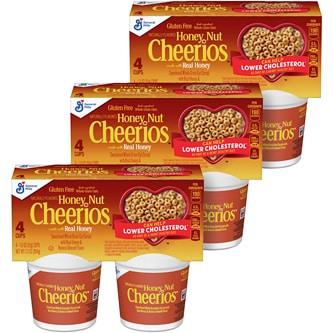 General Mills Honey Nut Cheerios Cereal Cups