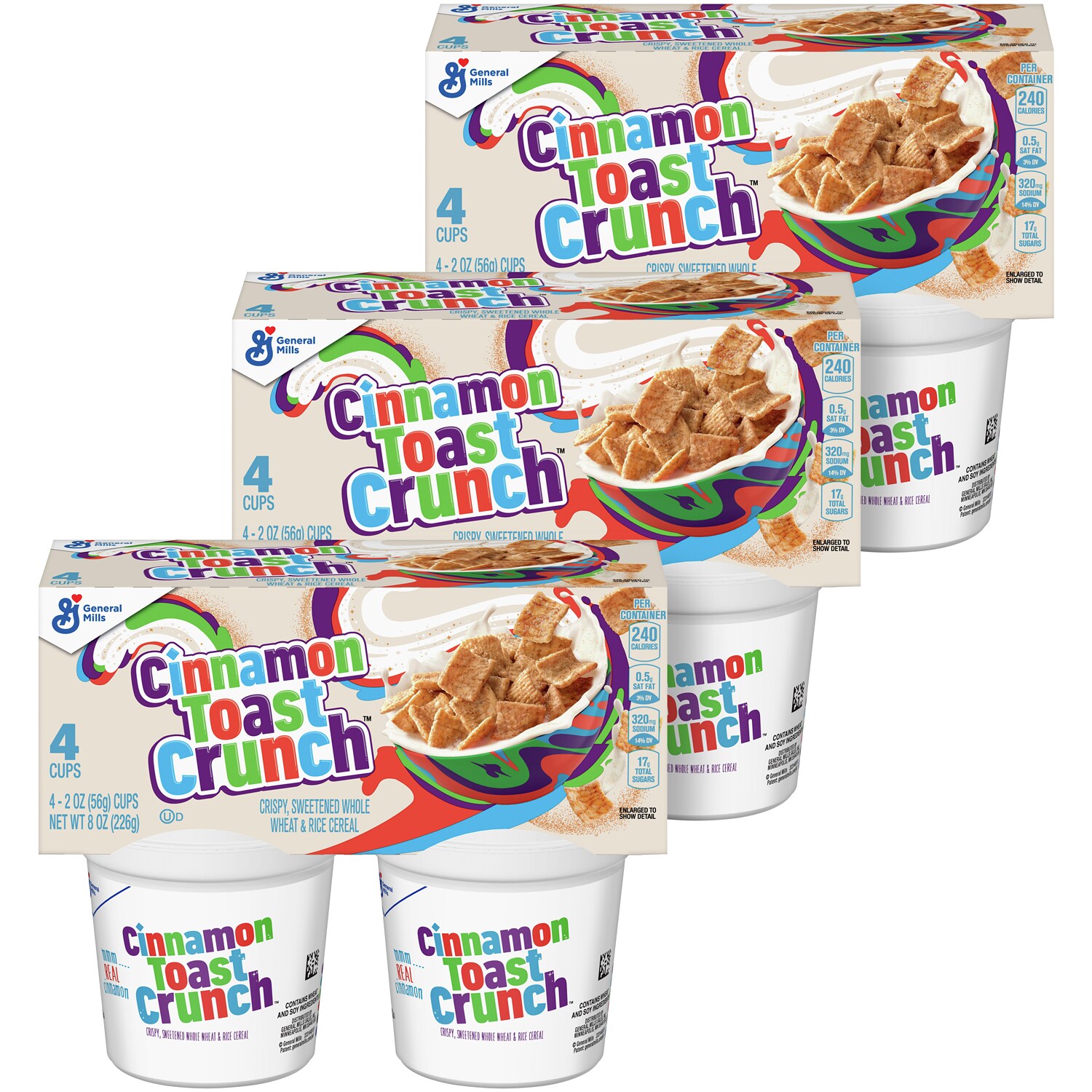 General Mills Cinnamon Toast Crunch Cereal Cups