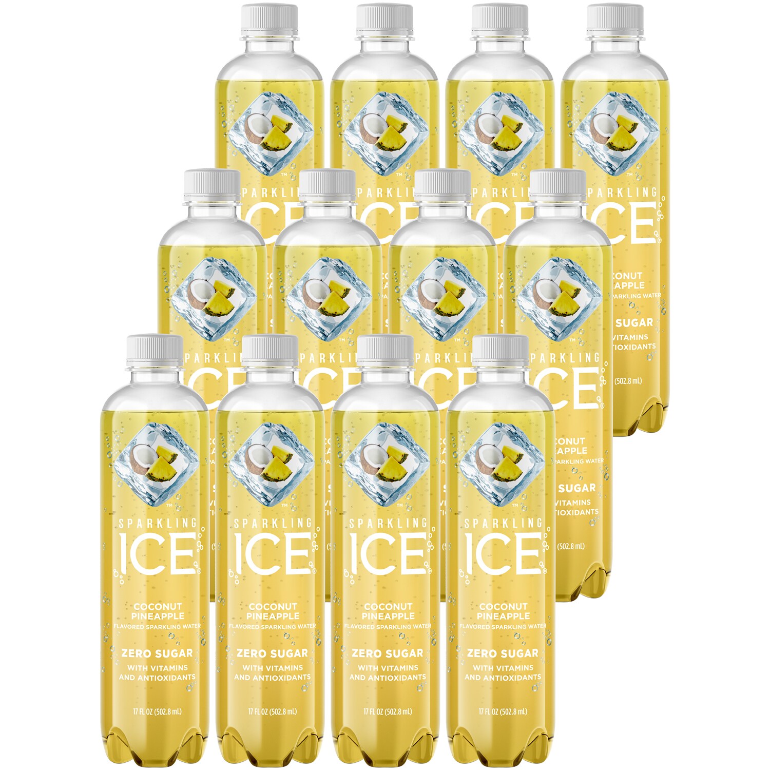 Sparkling Ice Sparkling Water, Coconut Pineapple, Plastic Bottles