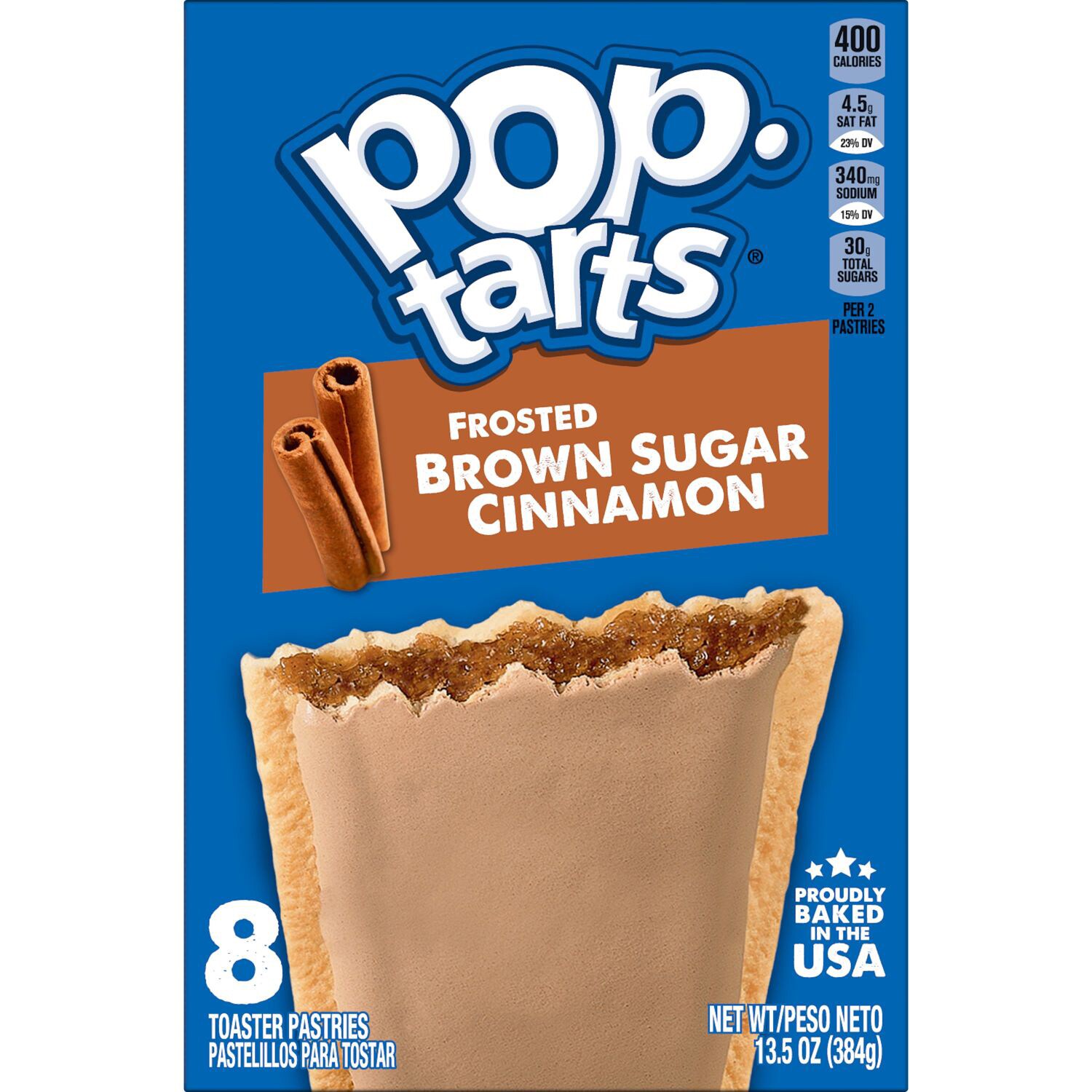 Kellogg's Pop-Tarts Toaster Pastries, Frosted Brown Sugar Cinnamon