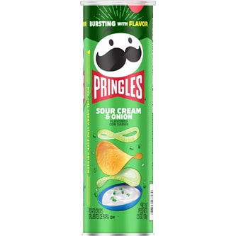 Pringles Potato Crisps, Sour Cream & Onion