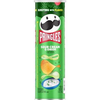 Pringles Potato Crisps, Sour Cream & Onion