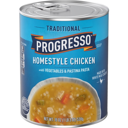 Progresso Traditional Soup, Homestyle Chicken with Vegetables and Pastina Pasta