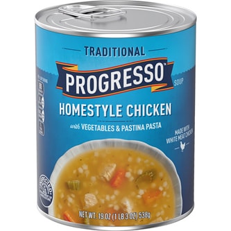 Progresso Traditional Soup, Homestyle Chicken with Vegetables and Pastina Pasta