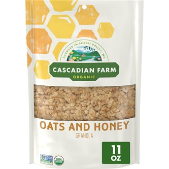 Cascadian Farm Organic Granola, Oats and Honey