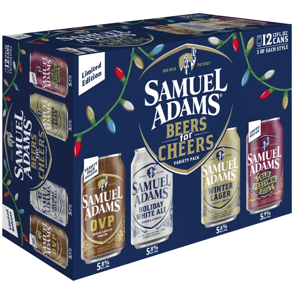 Samuel Adams Beers for Cheers Variety Pack, Cans