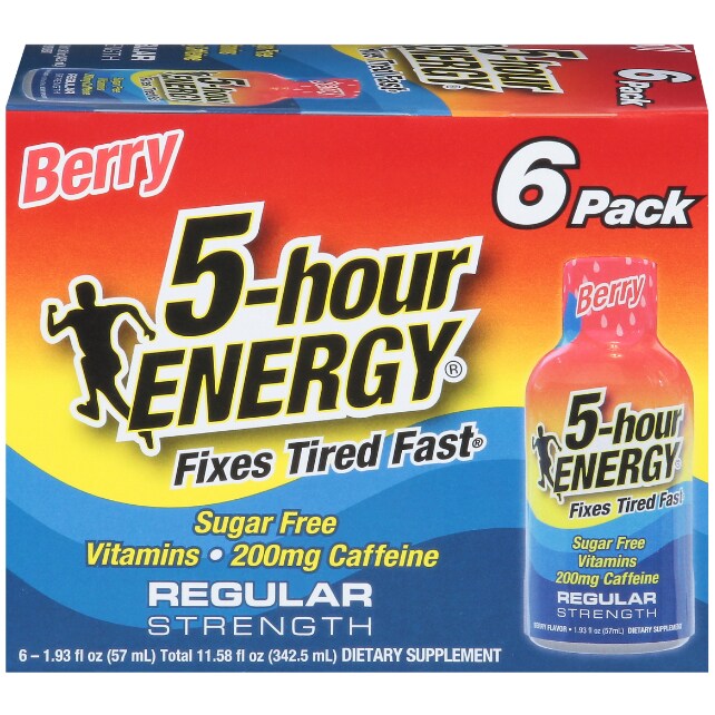 5-Hour Energy Shot, Berry, Plastic Bottles