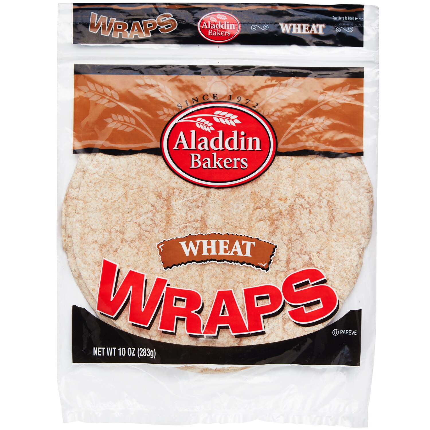 Aladdin Bakers Whole Wheat Wraps