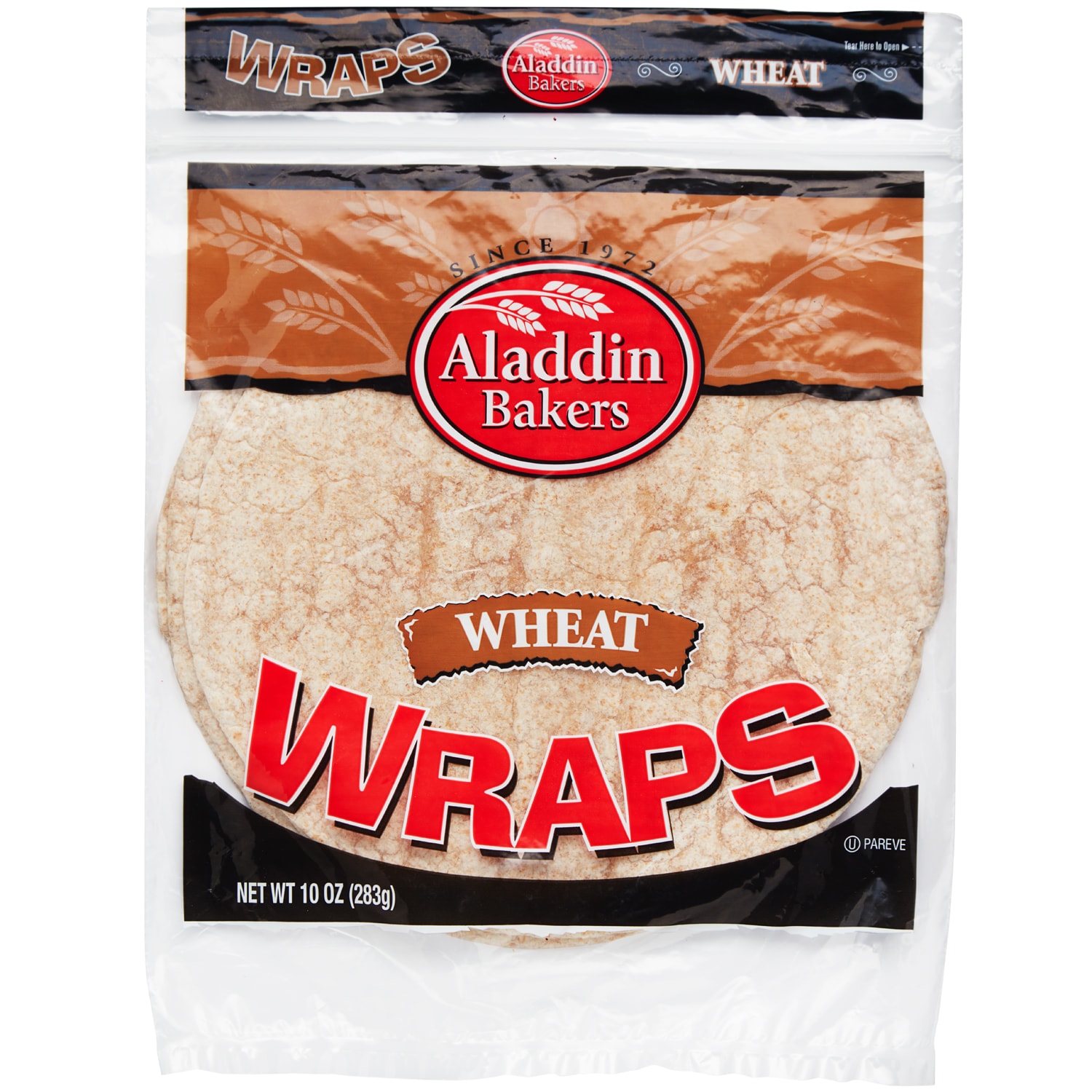 Aladdin Bakers Whole Wheat Wraps