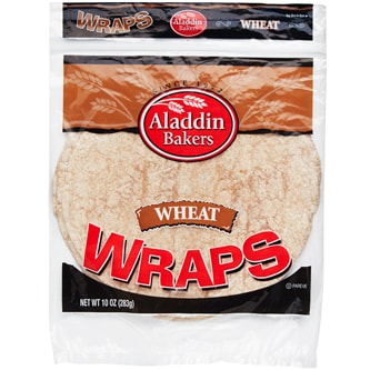 Aladdin Bakers Whole Wheat Wraps