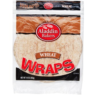 Aladdin Bakers Whole Wheat Wraps