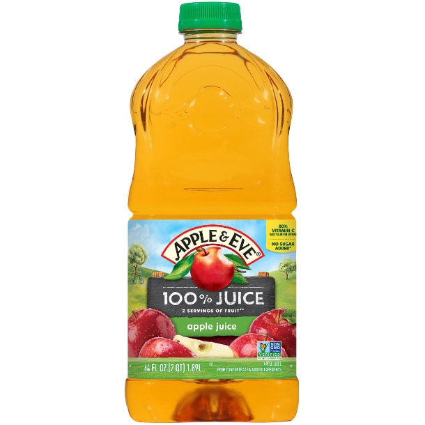 Apple & Eve Clear Apple Juice, Plastic Bottle