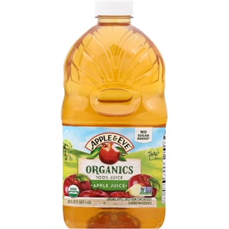 Apple & Eve Organic Apple Juice, Plastic Bottle