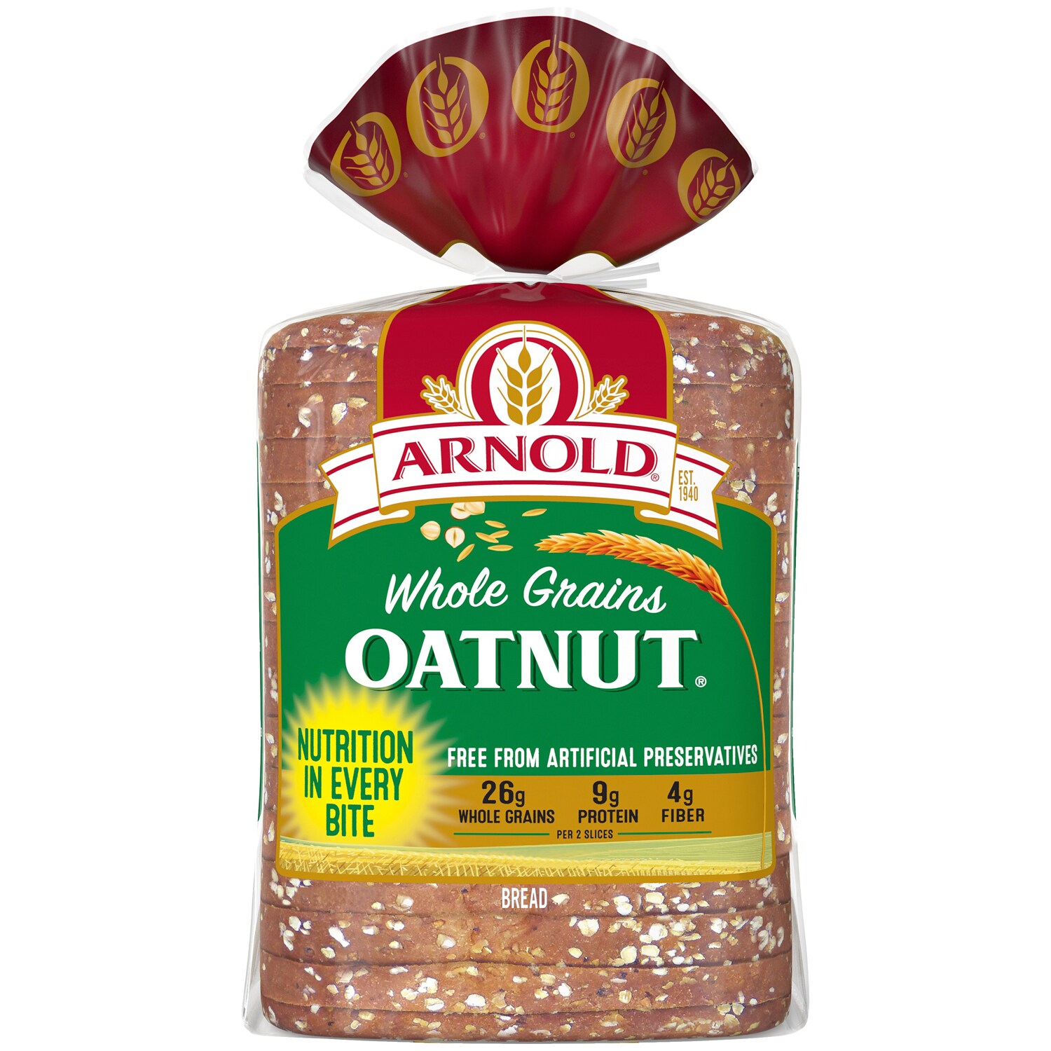 Arnold Whole Grains Oatnut Bread