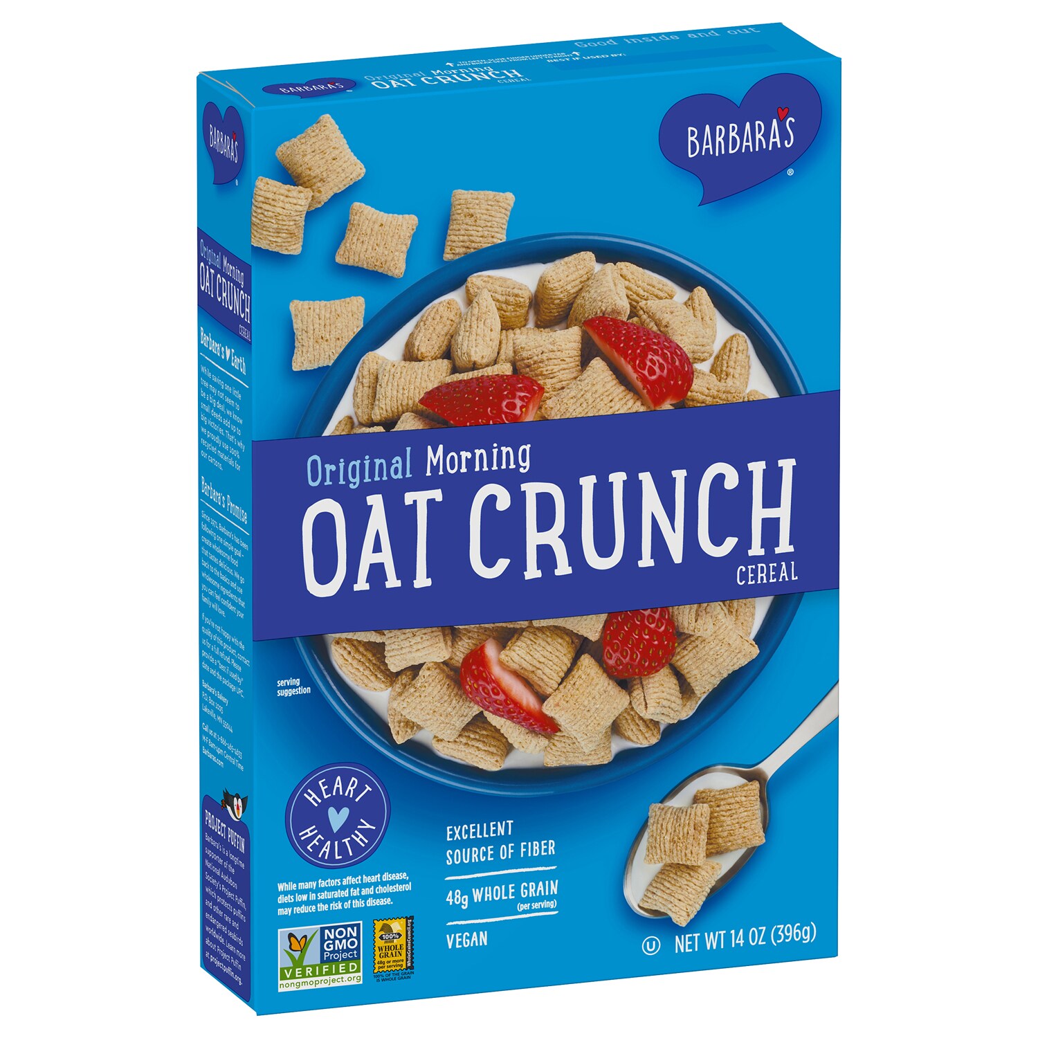 Barbara's Bakery Morning Oat Crunch Cereal, Original