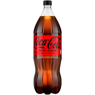 Coca-Cola Zero Sugar Cola, Plastic Bottle