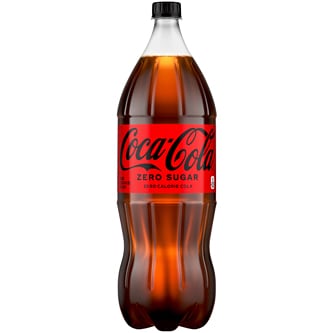 Coca-Cola Zero Sugar Cola, Plastic Bottle