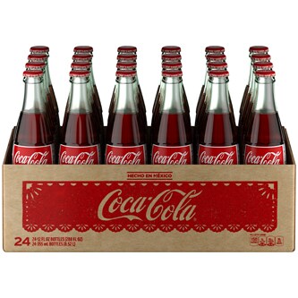 Coca-Cola Cola, Made in Mexico, Glass Bottles