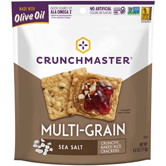 Crunchmaster Gluten-Free Multi-Grain Crackers, Sea Salt