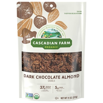Cascadian Farm Organic Granola, Dark Chocolate Almond