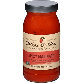 Cucina Antica All-Natural Spicy Marinara Sauce