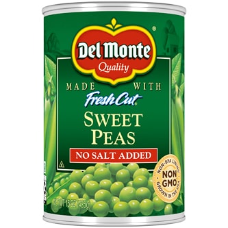 Del Monte Fresh Cut No Salt Added Sweet Peas