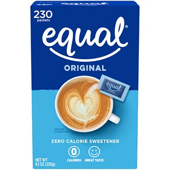 Equal Sweetener Sugar Substitute Packets
