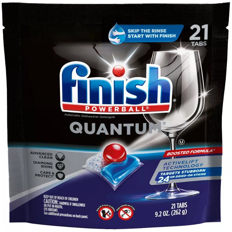 Finish Quantum Max Dishwasher Detergent Tablets