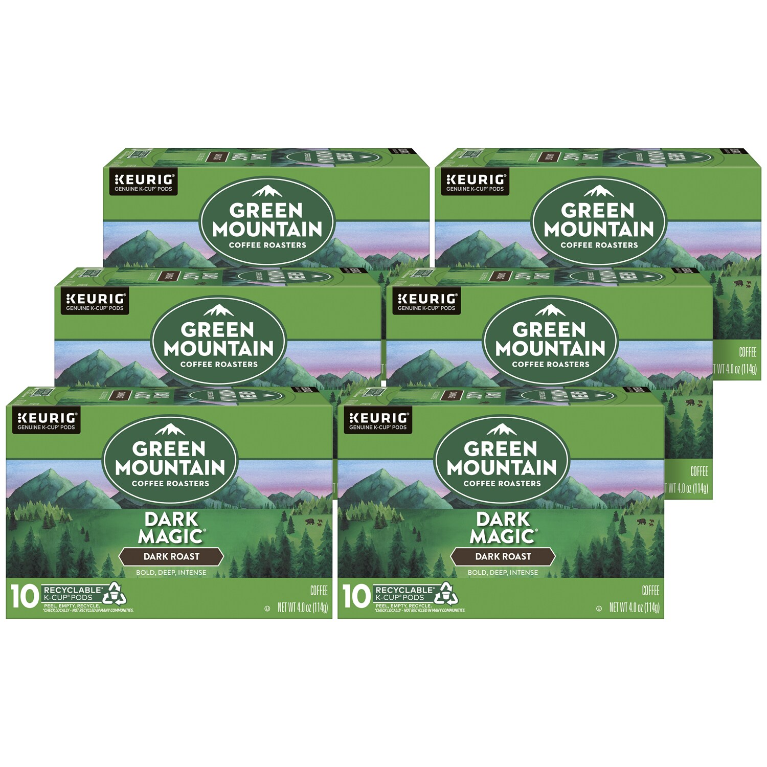 Green Mountain Coffee Dark Magic, K-Cups, Case