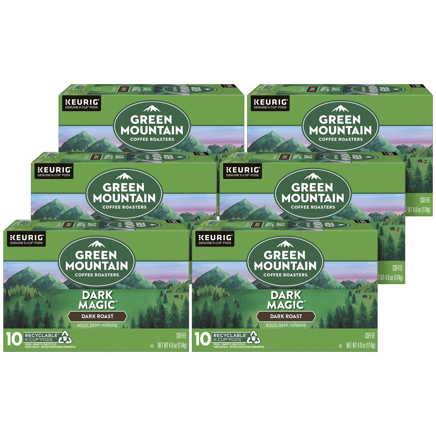 Green Mountain Coffee Dark Magic, K-Cups, Case