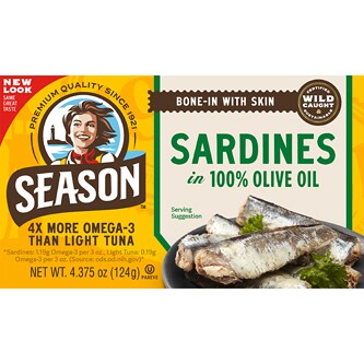 Season Imported Sardines In Pure Olive Oil
