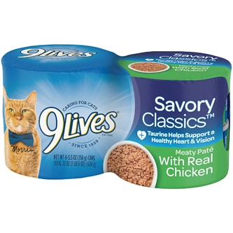 9Lives Wet Cat Food, Chicken Dinner