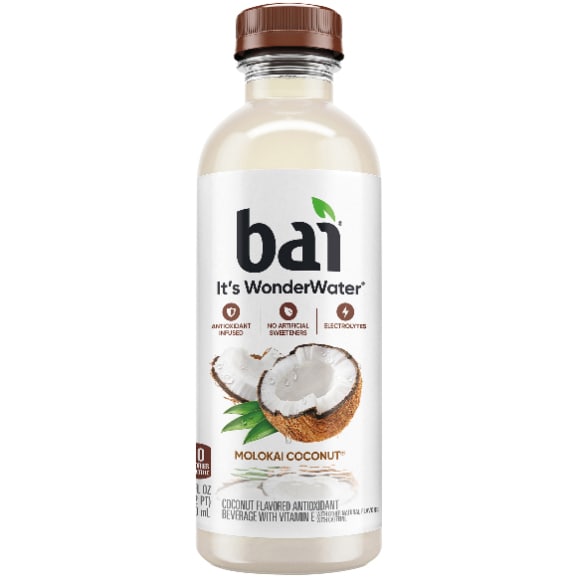 Bai Antioxidant Cocofusion Drink, Molokai Coconut, Plastic Bottle