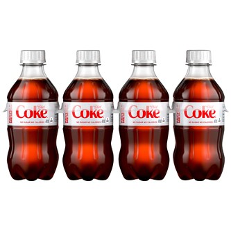 Diet Coke Cola, Plastic Bottles