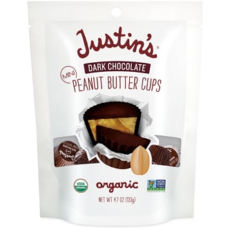 Justin's Mini Peanut Butter Cups, Dark Chocolate