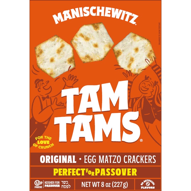 Manischewitz Passover Tam Tams Egg Crackers, Original