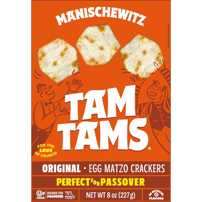 Manischewitz Passover Tam Tams Egg Crackers, Original