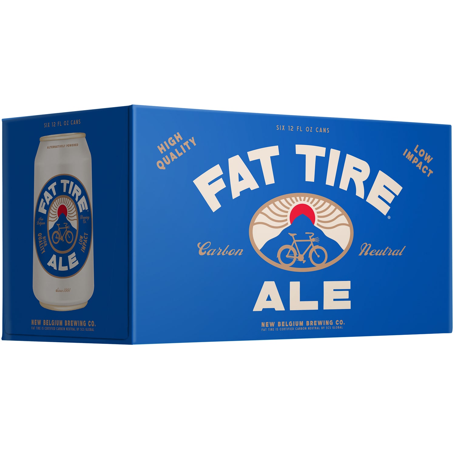 New Belgium Brewing Fat Tire Ale, Cans