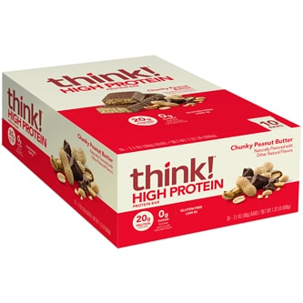 Think! High Protein Bars, Chunky Peanut Butter