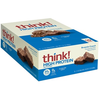 Think! High Protein Bars, Brownie Crunch