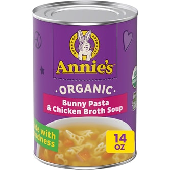 Annie's Organic Soup, Bunny Pasta & Chicken Broth