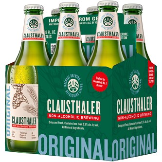 Clausthaler Original Non-Alcoholic Beer, Glass Bottles