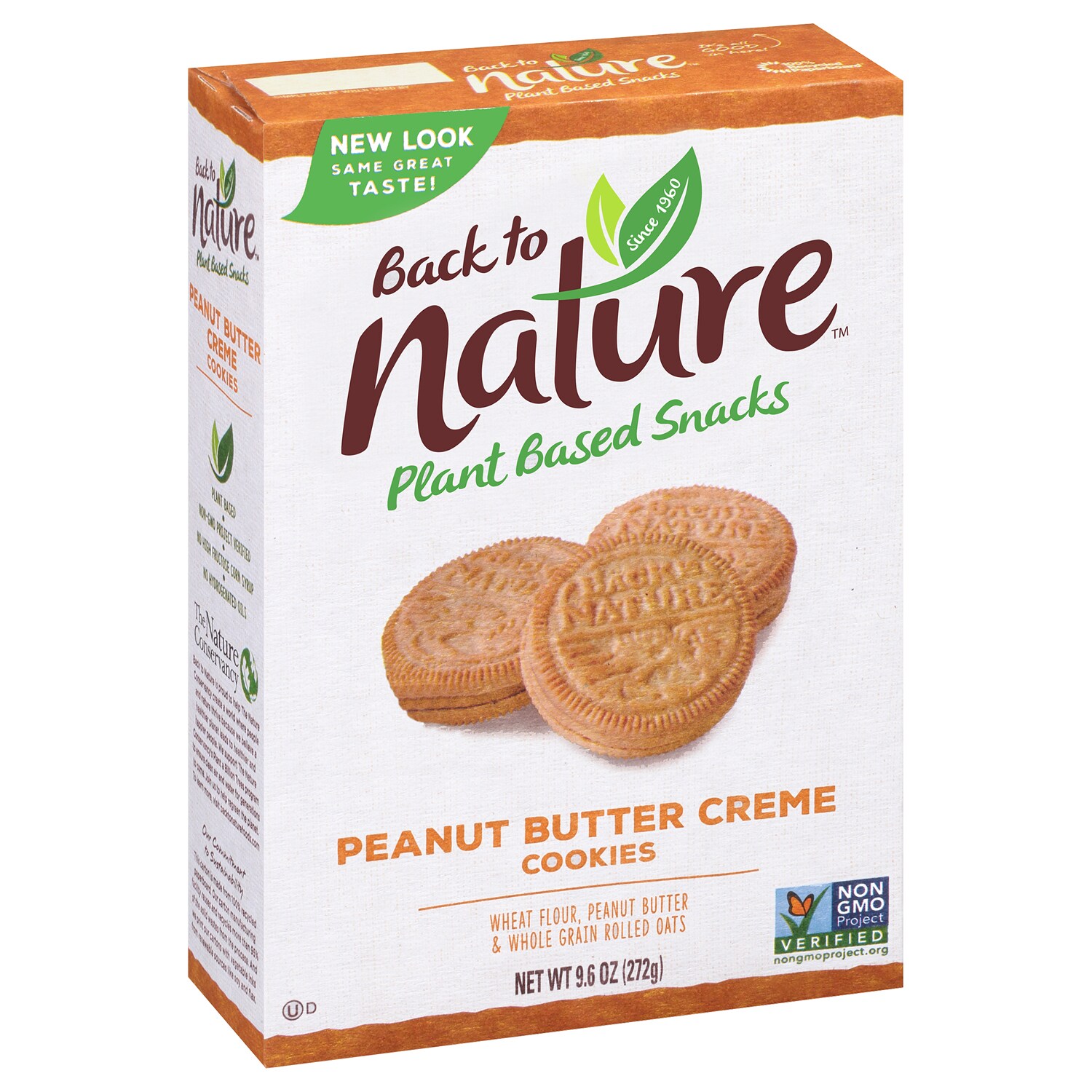 Back to Nature Cookies, Peanut Butter Creme