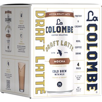 La Colombe Cold Brew Draft Latte, Mocha, Cans