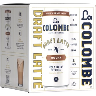 La Colombe Cold Brew Draft Latte, Mocha, Cans