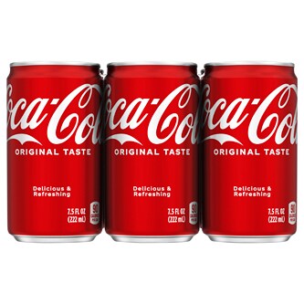 Coca-Cola Cola, Classic, Mini Cans