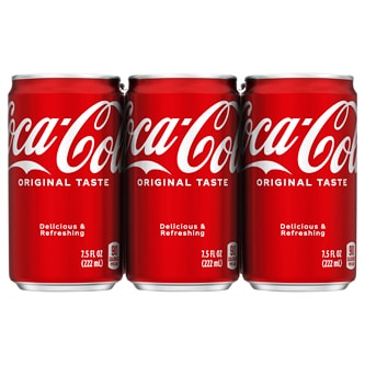 Coca-Cola Cola, Classic, Mini Cans