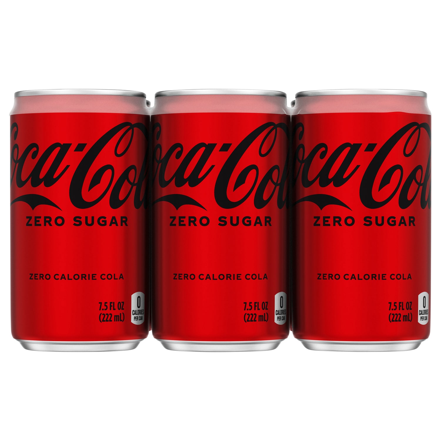 Coca-Cola Zero Sugar Cola, Cans