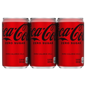 Coca-Cola Zero Sugar Cola, Cans