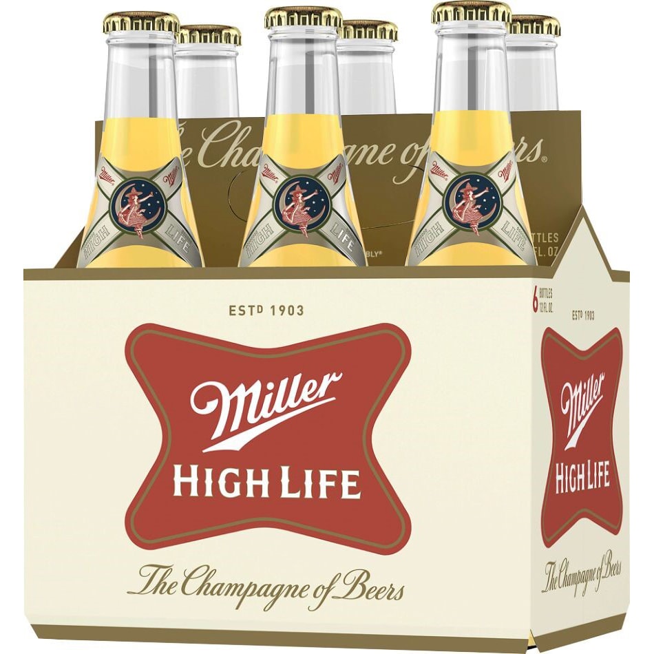 Miller High Life Pilsner, Glass Bottles
